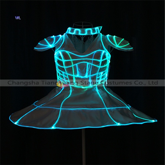 TC-0150 full color fiber optic light short skirt