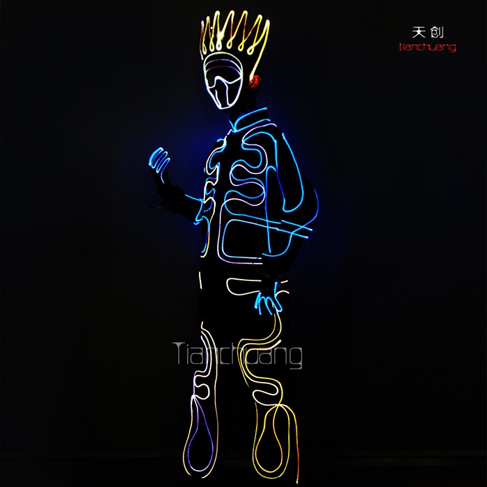 TC-053 LED fiber optic costumes