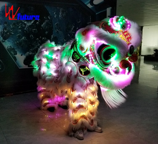 远程遥控LED迷你舞狮  LED灯中国传统节日舞狮 功夫 传统活动使用 双人舞狮