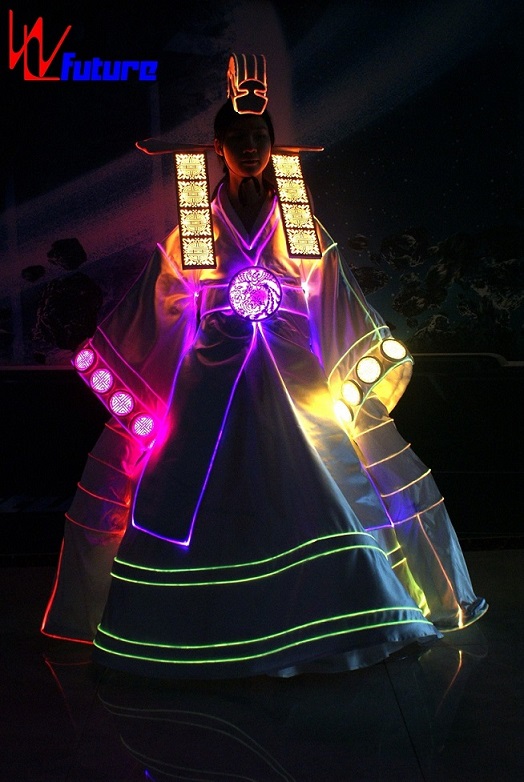 New Product: LED Chinese minority Korean Traditional Girls Dresses WL-0249 performance wear