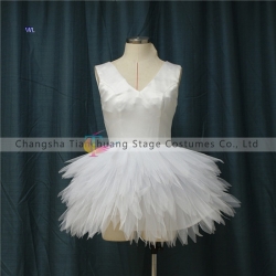TC-0182 LED dressglow in the dark leotard, light up rainbow tutu