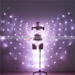 TC-0186 bikini full color led butterfly wing costumes