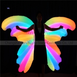 TC-185 AUTO control color changing Inflatable butterfly wings