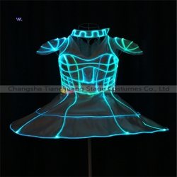 TC-0150 full color fiber optic light short skirt