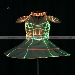 TC-0150 full color fiber optic light short skirt