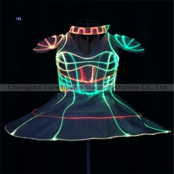 TC-0150 full color fiber optic light short skirt