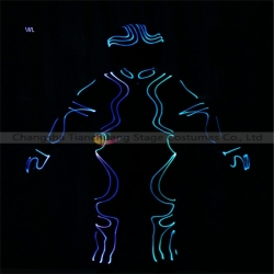 TC-0193 full color LED fiber optic jumpsuit