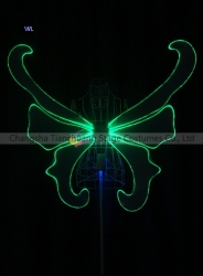 TC-197 full color Led  light up fiber optic butterfly wings