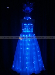 TC-198 Full color LED dress performance costume