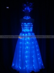 TC-0198 Full color LED dress performance costume