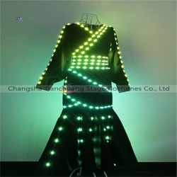 TC-205 Full color LED dress performance costume