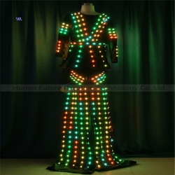 TC-0210 Full color LED dress performance costume