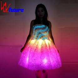 全彩LED和光纤发光玫瑰短裙