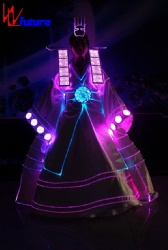 WL-0249 LED舞蹈表演服 LED韩服 LED 长裙， 用于活动/表演