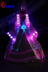 WL-0249 LED Dance Costume LED Koea Traditional Gilrs Dresses LED Long Dress for event/show/performance