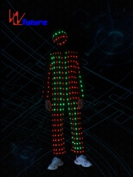 WL-0232 无线控制 LED舞蹈表演服，LED舞台表演服，LED连体服，夜晚舞蹈用