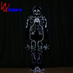 WL-0218 wireless remote control Fiber Optic luminous Dance Costume boys group stree dance tron costume trainingdancewear