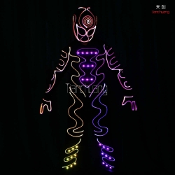 TC-0178 full color LED fiber optic jumpusit