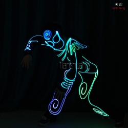 TC-0177 full color LED & Fiber optic Jumpusit