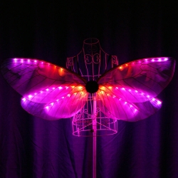 TC-0171-B light up butterfly wings .full color Led costumes