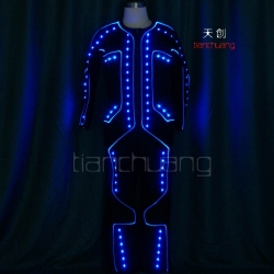 TC-0165 LED Light-up fiber Optic Jumpsuits