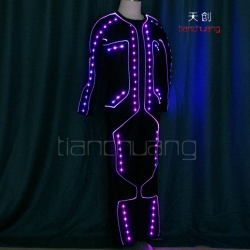 TC-0165 LED Light-up fiber Optic Jumpsuits
