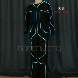 TC-0165 LED Light-up fiber Optic Jumpsuits