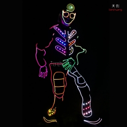 TC-0149 LED Fiber optic jumpsuits