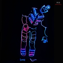 TC-0149 LED Fiber optic jumpsuits