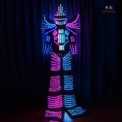 TC-0130 stilt walkerss led robot costumes