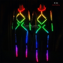 TC-074 full color led costumes