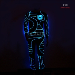 TC-068 full color optic fiber light costume