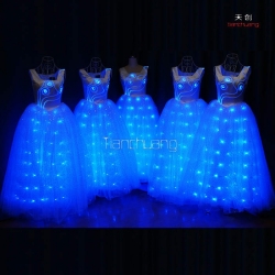 TC-049 Full color LED long dress