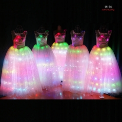 TC-049 Full color LED long dress