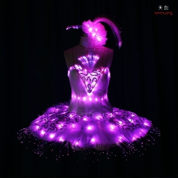 TC-033 LED光纤发光芭蕾舞裙