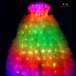 TC-021 full color led wedding dress